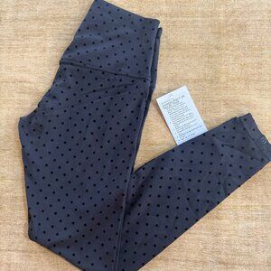 NWT Lululemon 28" Size 14 Align Polka Dot Flocked Legging Pants